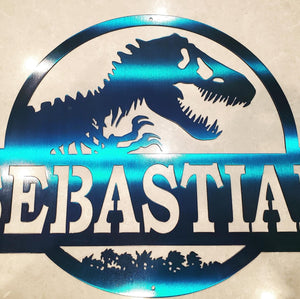 Jurassic Dinosaur Custom Sign