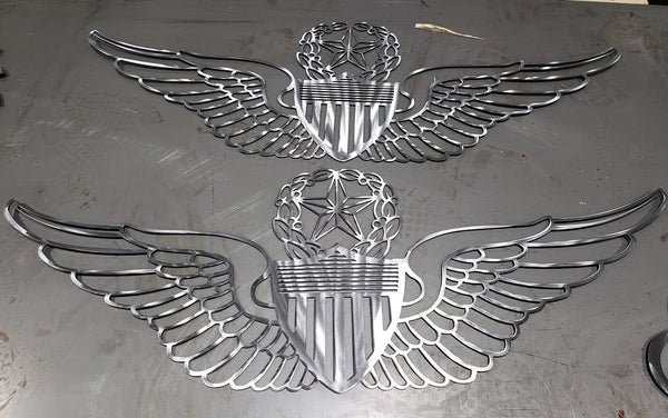 Army Master Aircrew Wings Steel Metal Sign