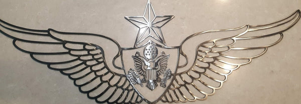 Army Master Aircrew Wings Steel Metal Sign